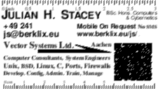 (small) business card